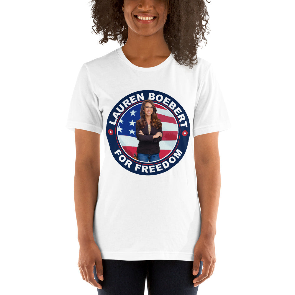 Lauren Boebert White Fine Jersey T-Shirt