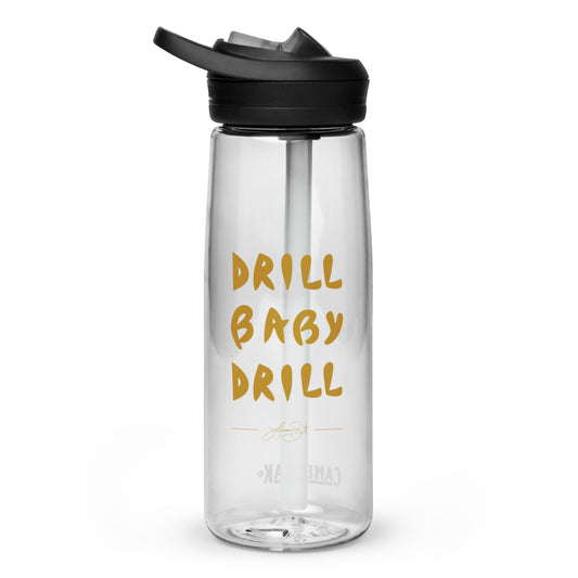 Drill Baby Drill Water Bottle