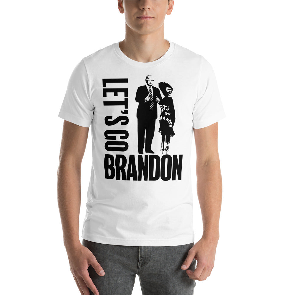 Let's Go Brandon White Fine Jersey T-Shirt